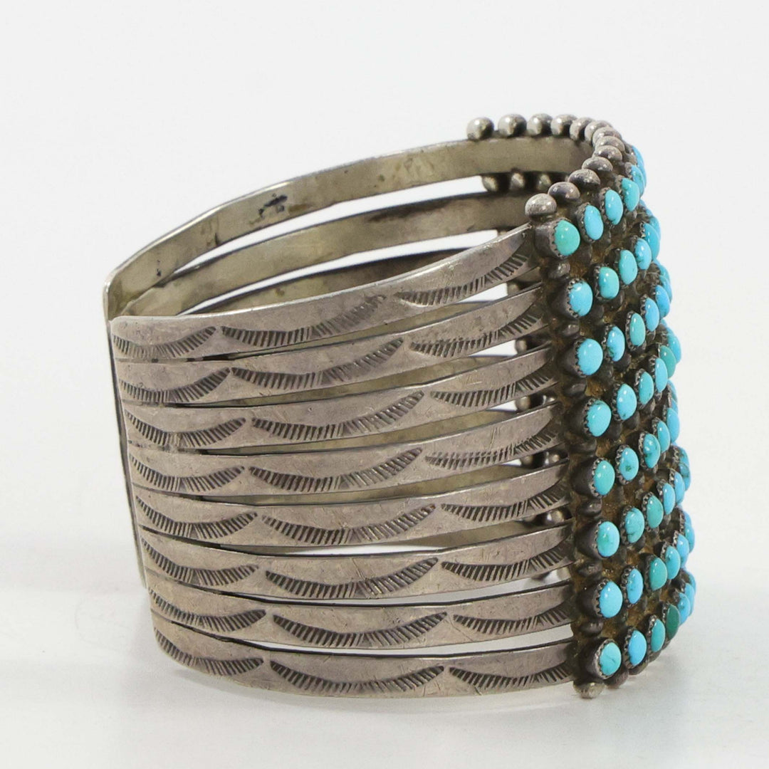 1940s Turquoise Row Bracelet