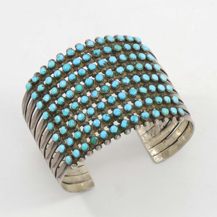 1940s Turquoise Row Bracelet