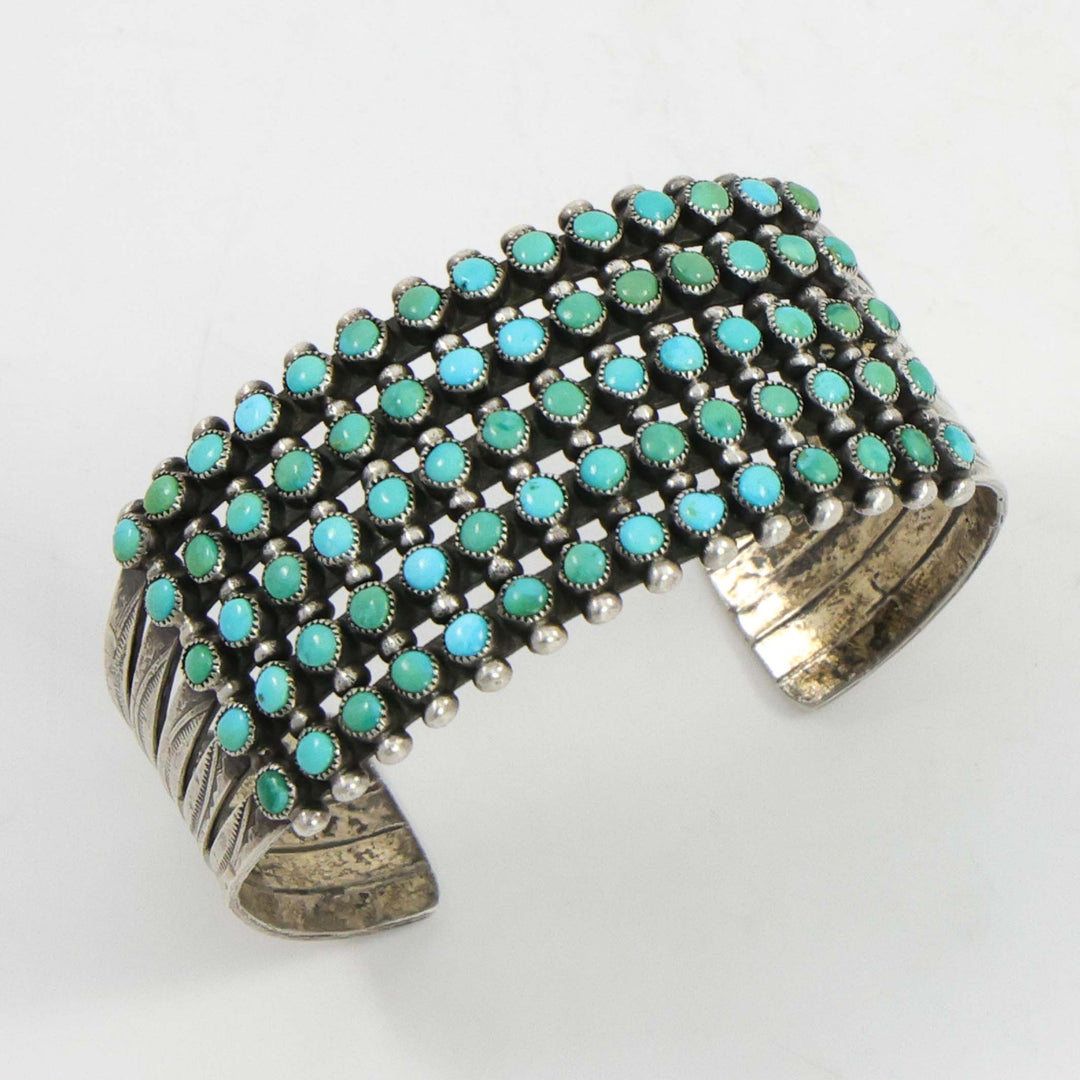 1940s Turquoise Row Bracelet