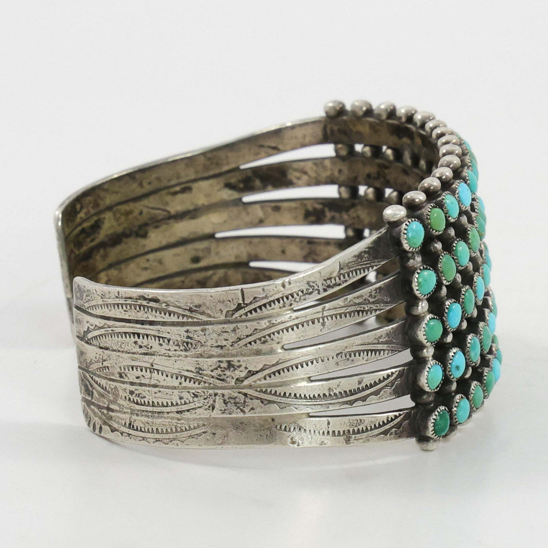 1940s Turquoise Row Bracelet
