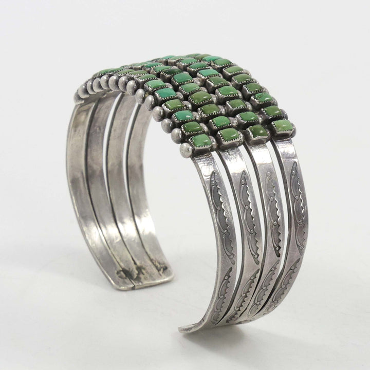 1940s Turquoise Row Bracelet