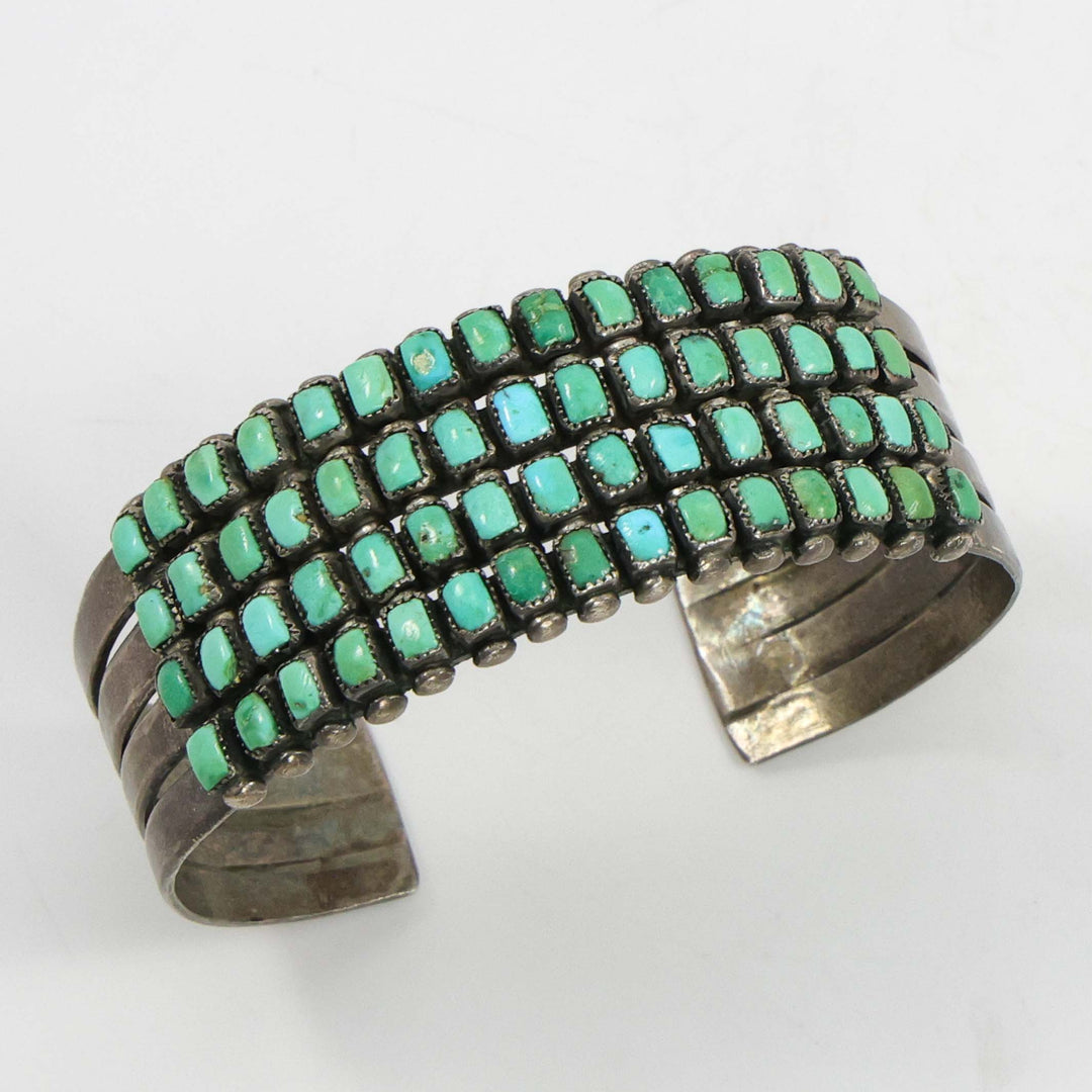 1930s Turquoise Row Bracelet