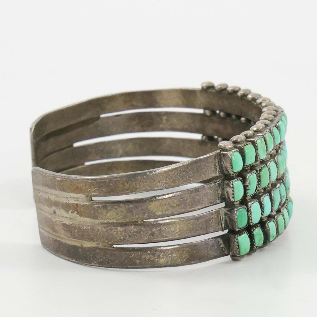 1930s Turquoise Row Bracelet