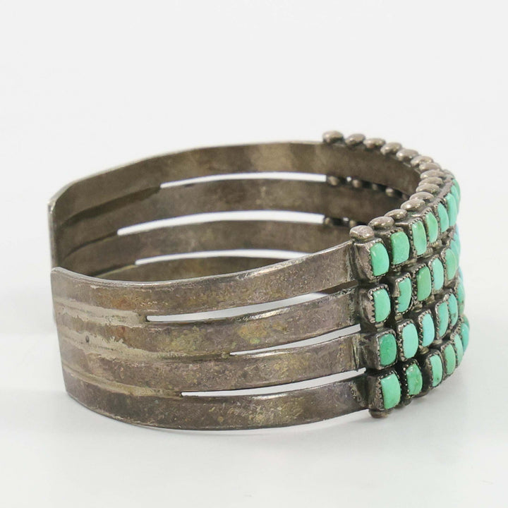 1930s Turquoise Row Bracelet