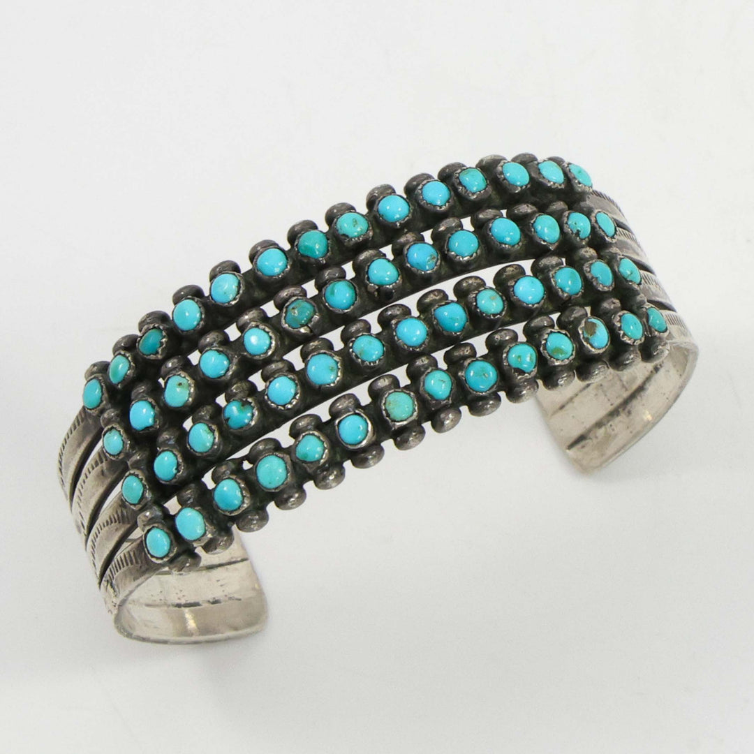 1940s Turquoise Row Bracelet