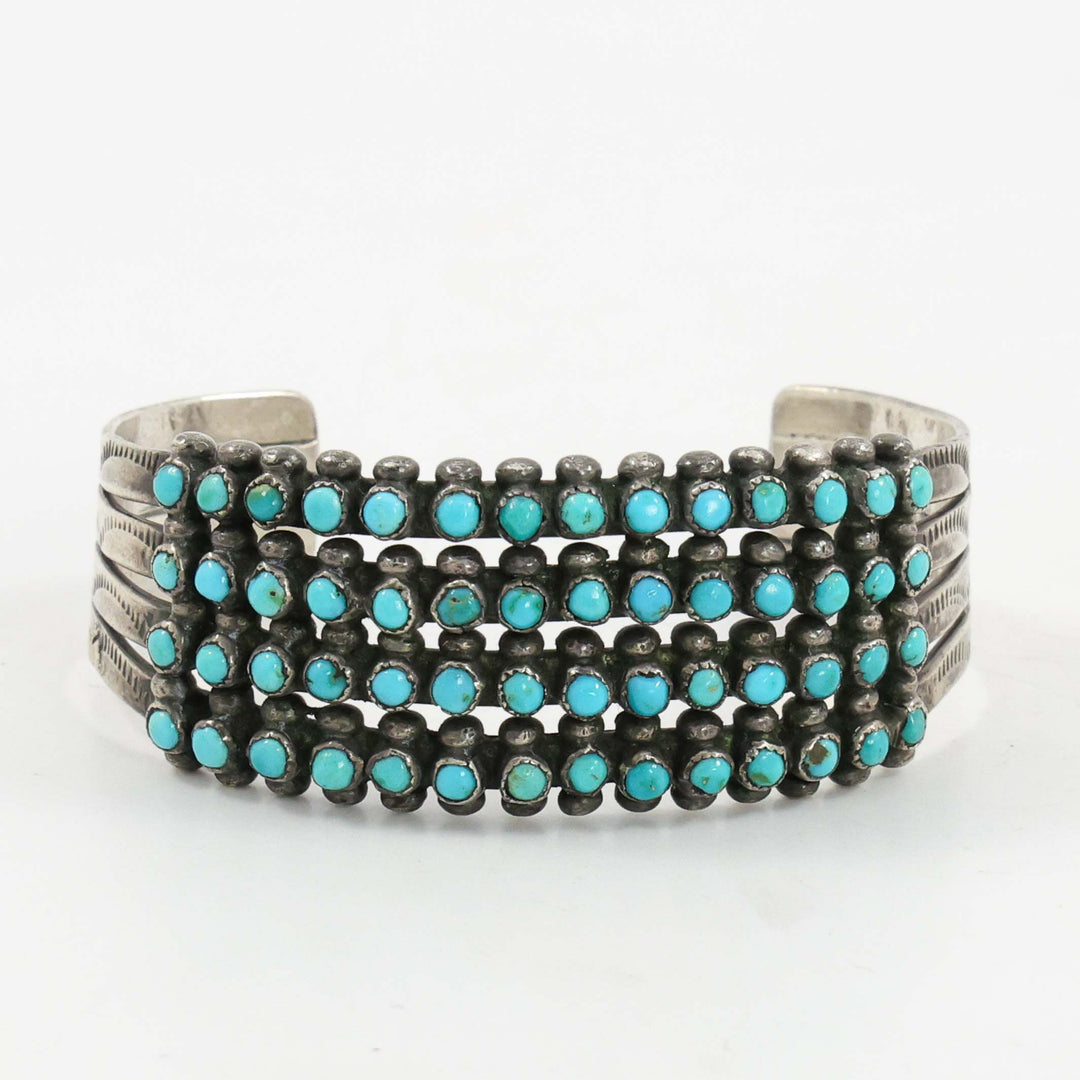 1940s Turquoise Row Bracelet