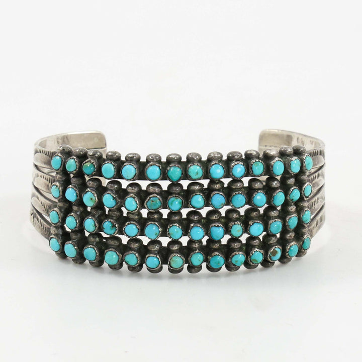 1940s Turquoise Row Bracelet