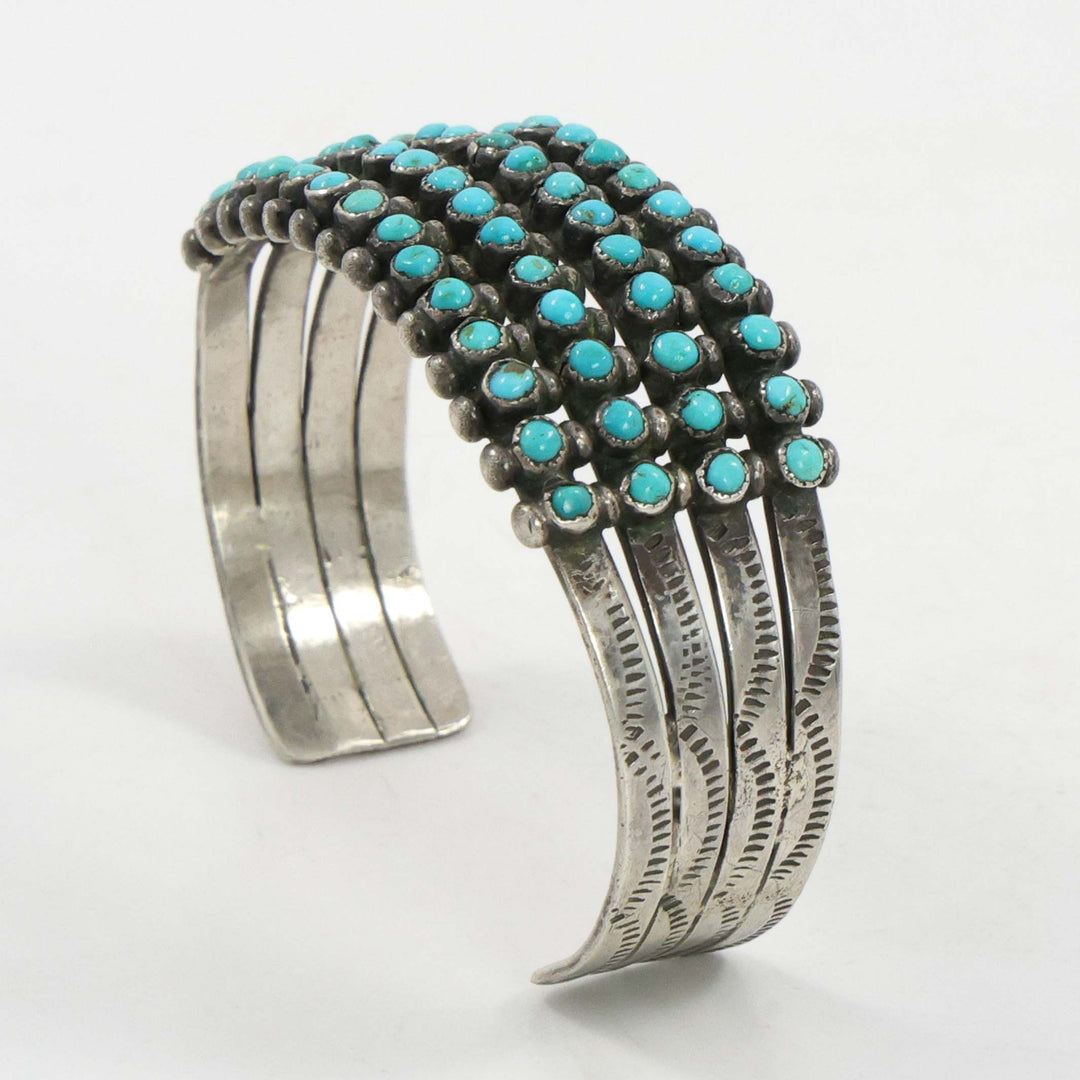 1940s Turquoise Row Bracelet