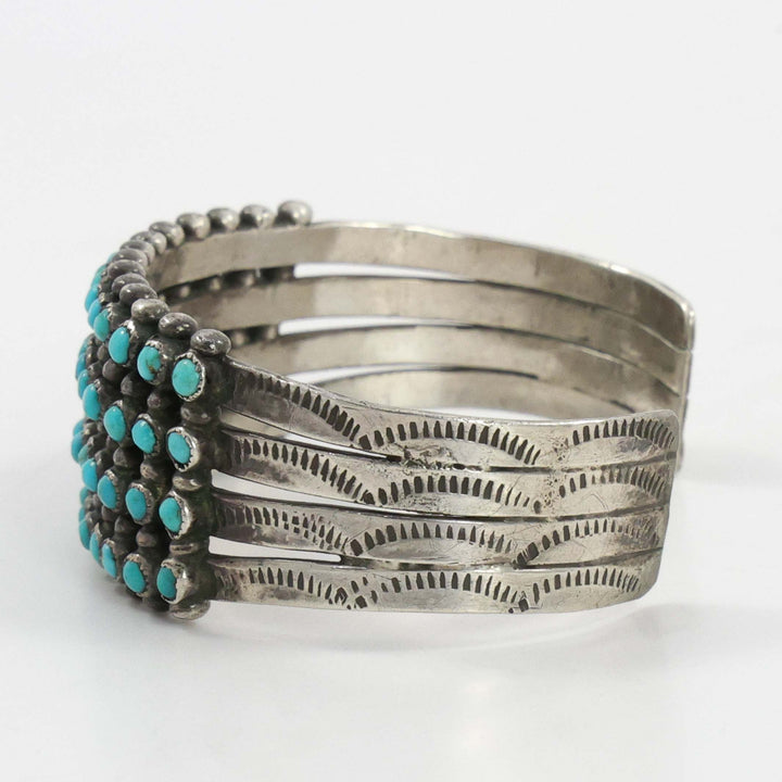 1940s Turquoise Row Bracelet