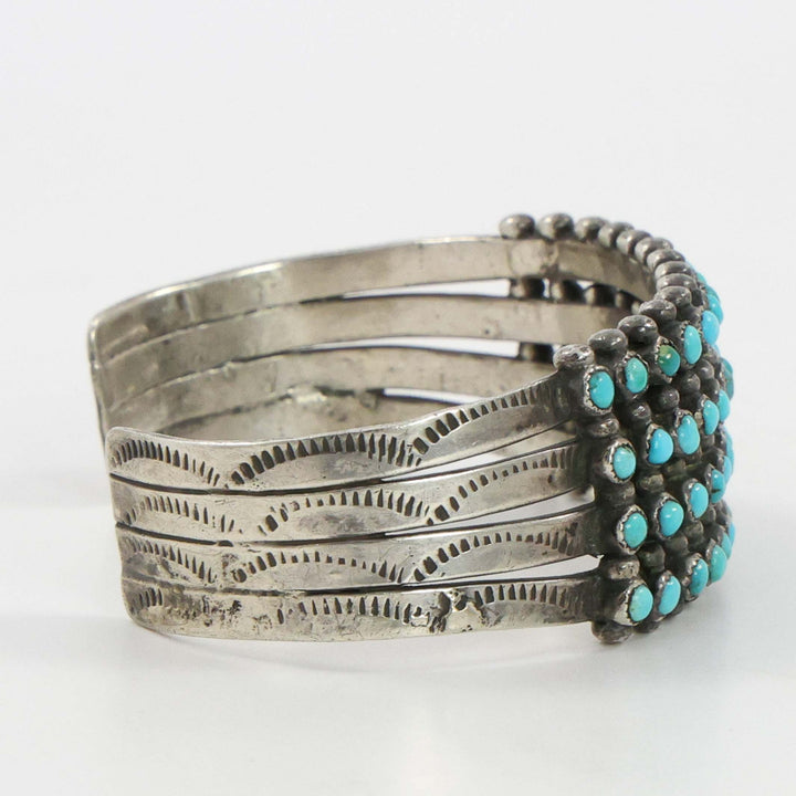 1940s Turquoise Row Bracelet