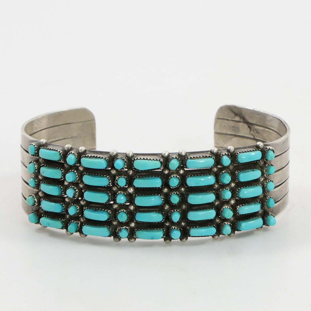 1940s Turquoise Row Bracelet