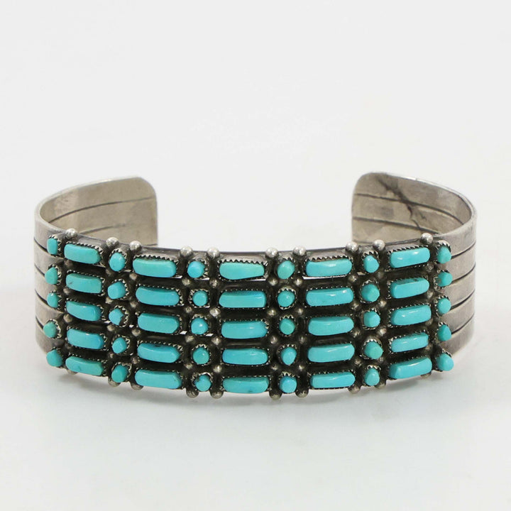1940s Turquoise Row Bracelet