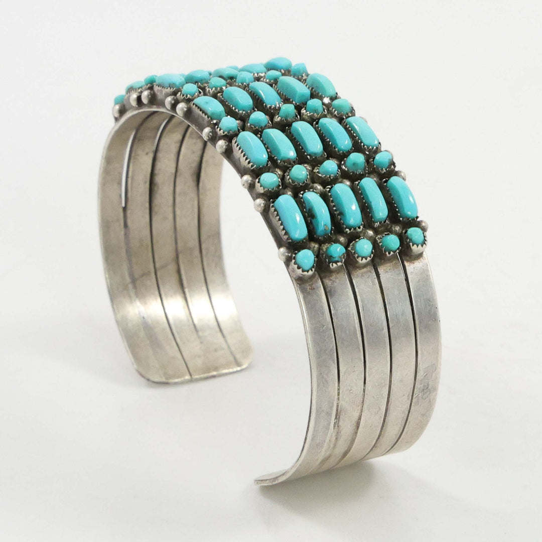 1940s Turquoise Row Bracelet