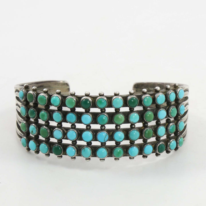 1940s Turquoise Row Bracelet