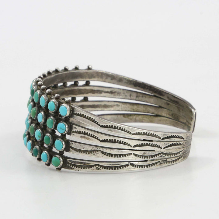 1940s Turquoise Row Bracelet