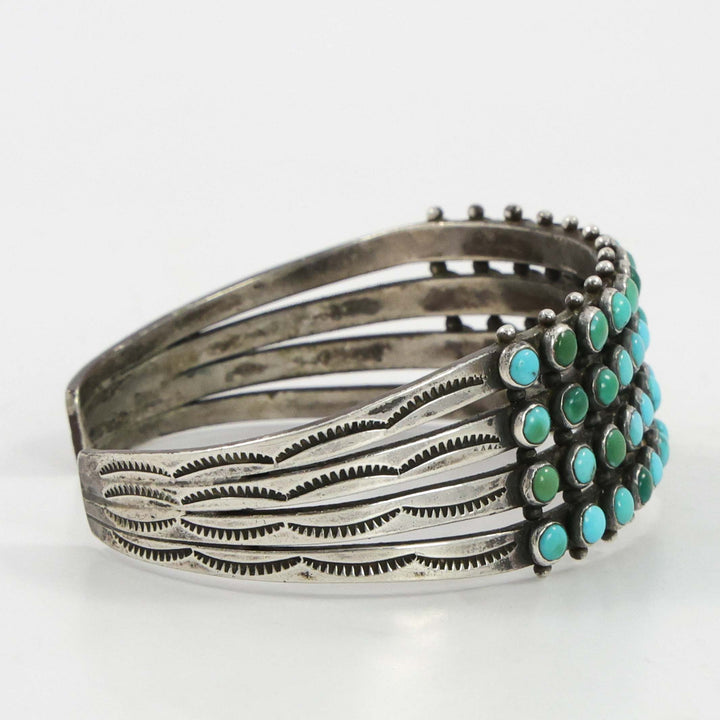 1940s Turquoise Row Bracelet