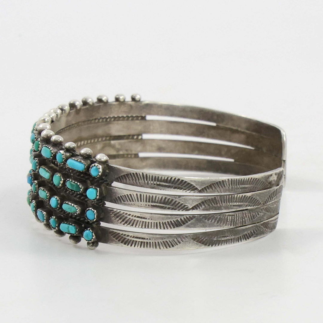 1930s Turquoise Row Bracelet