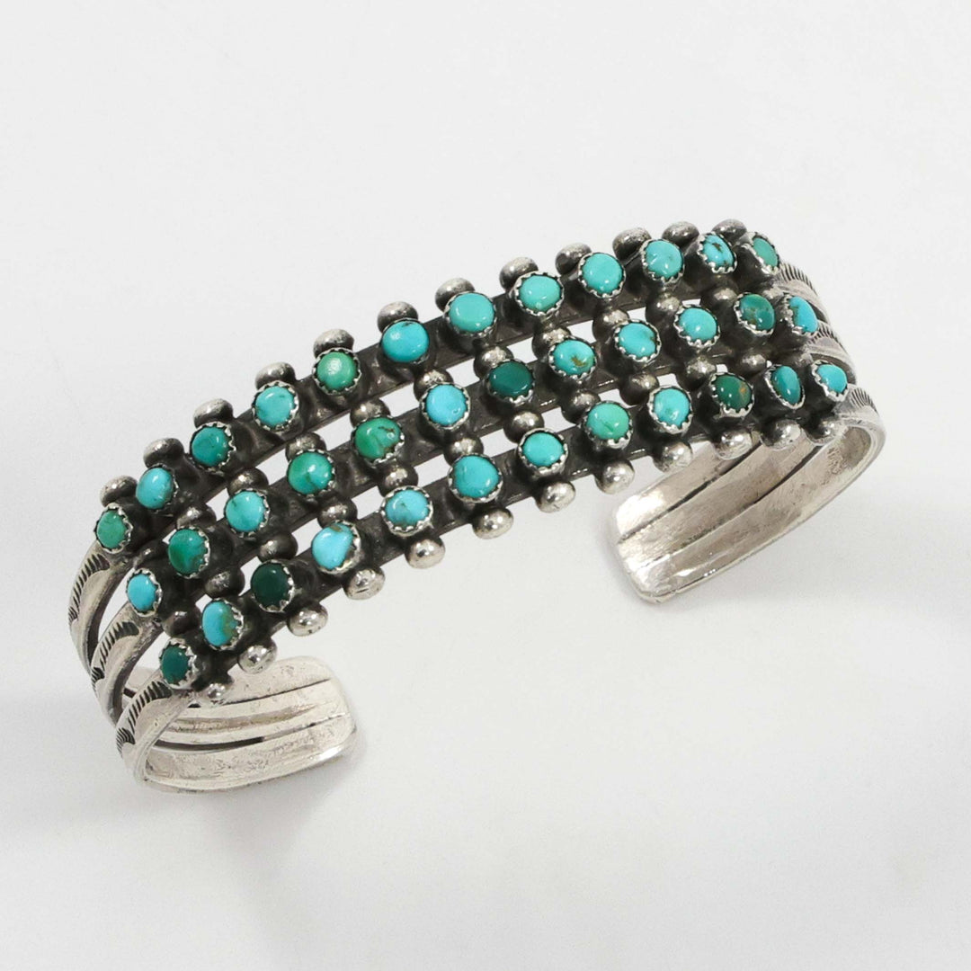 1940s Turquoise Row Bracelet