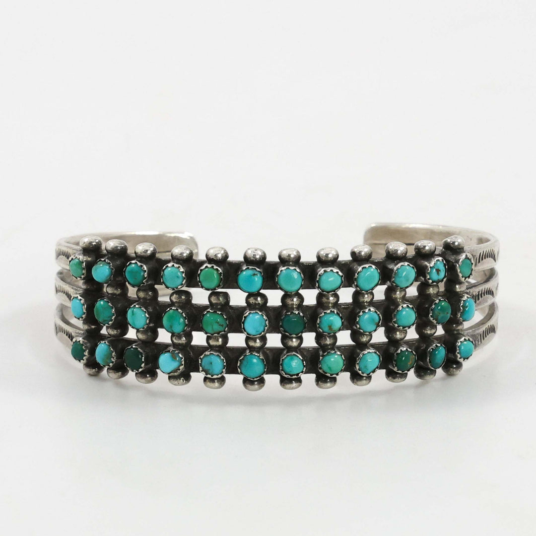 1940s Turquoise Row Bracelet