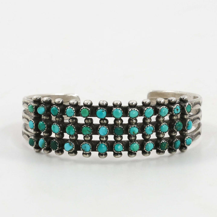 1940s Turquoise Row Bracelet