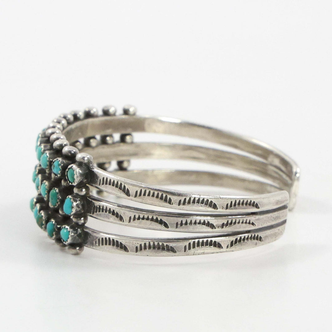 1940s Turquoise Row Bracelet
