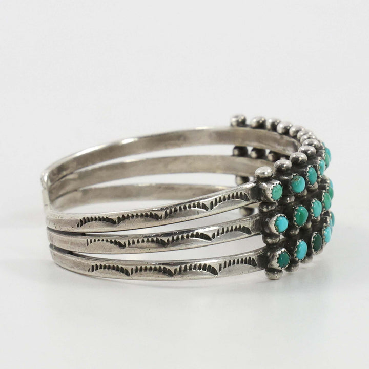 1940s Turquoise Row Bracelet