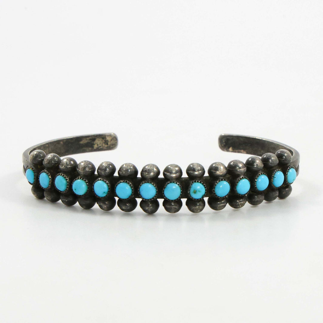1940s Turquoise Row Cuff