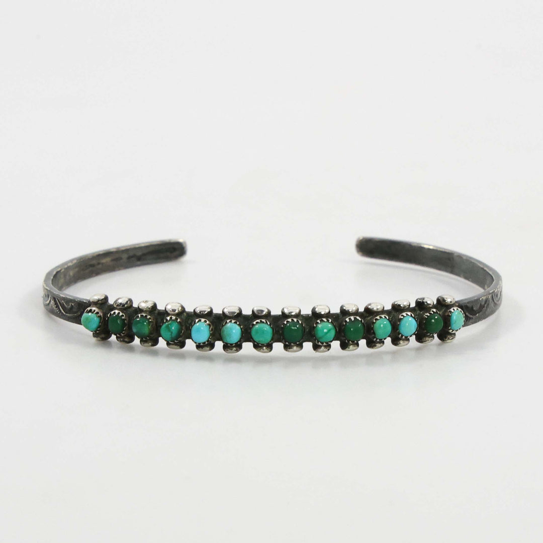 1940s Turquoise Row Cuff