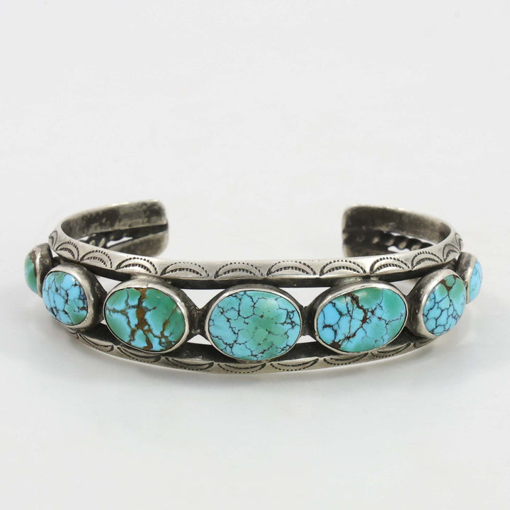 1940s Number Eight Turquoise Cuff