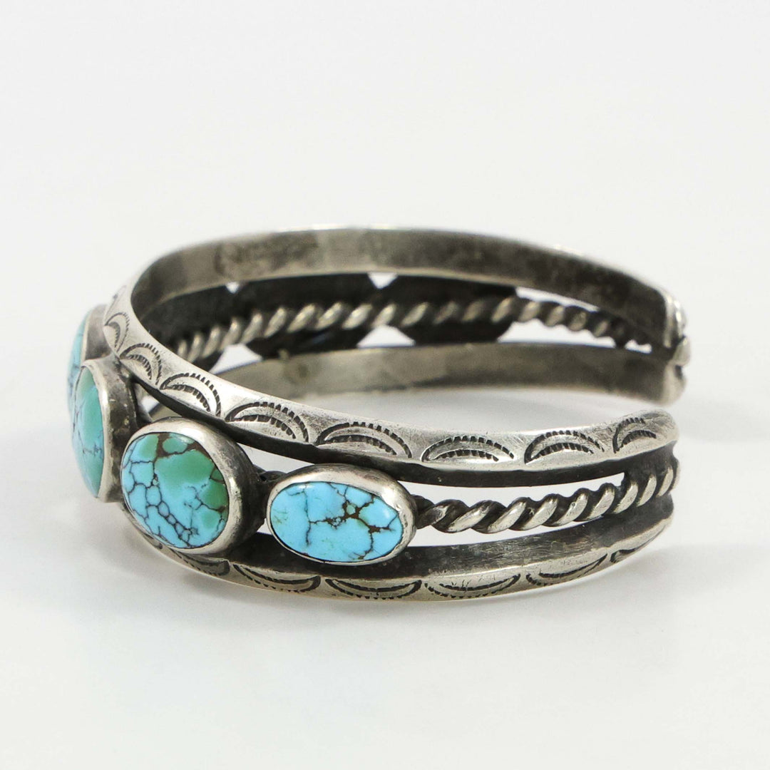 1940s Number Eight Turquoise Cuff