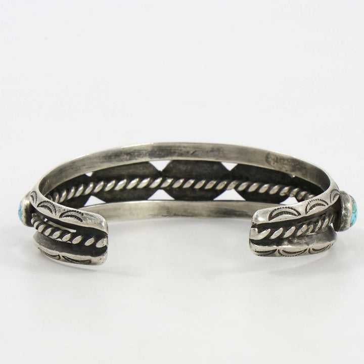 1940s Number Eight Turquoise Cuff