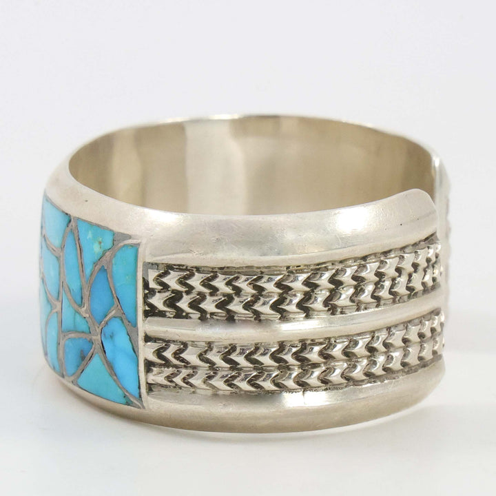 1970s Turquoise Inlay Cuff