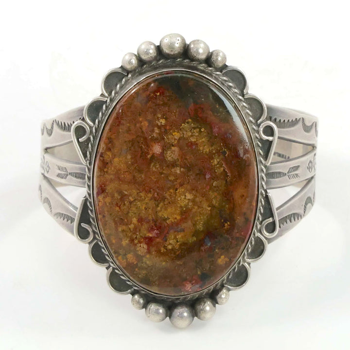 1940s Red Jasper Cuff