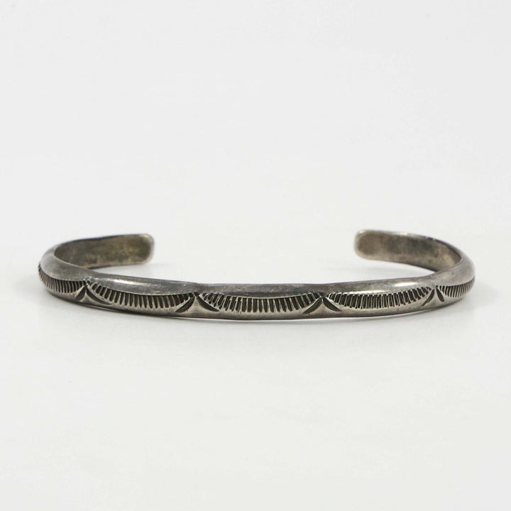1980s Stamped Silver Cuff
