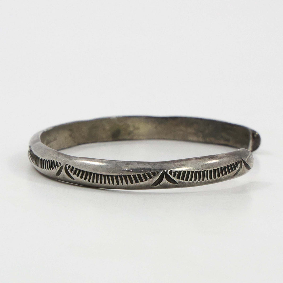 1980s Stamped Silver Cuff