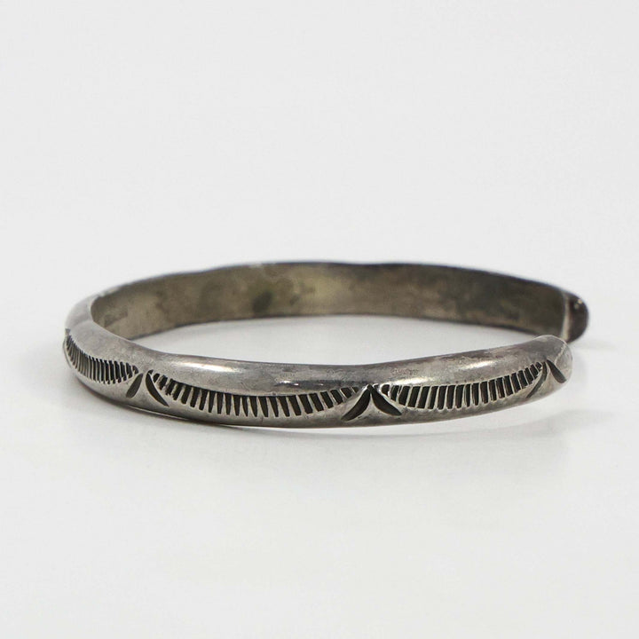 1980s Stamped Silver Cuff