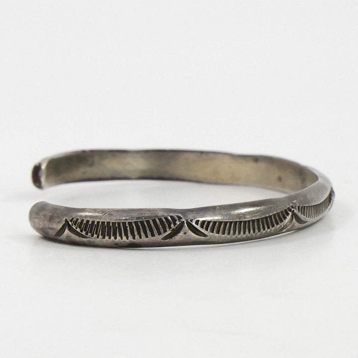 1980s Stamped Silver Cuff