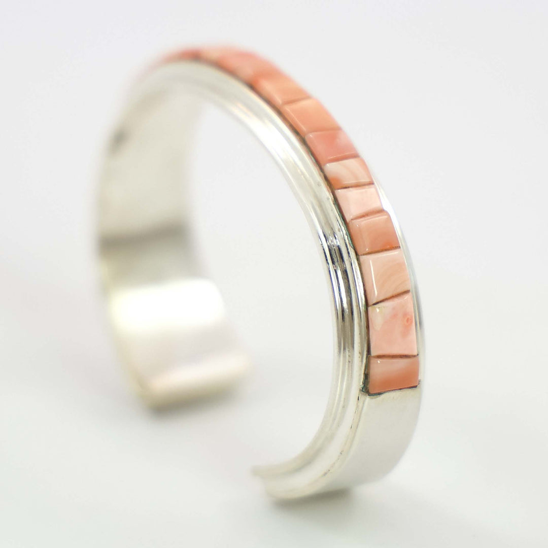 Coral Inlay Cuff