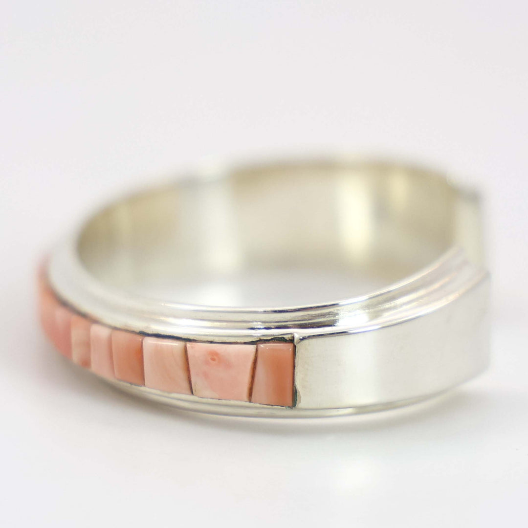 Coral Inlay Cuff