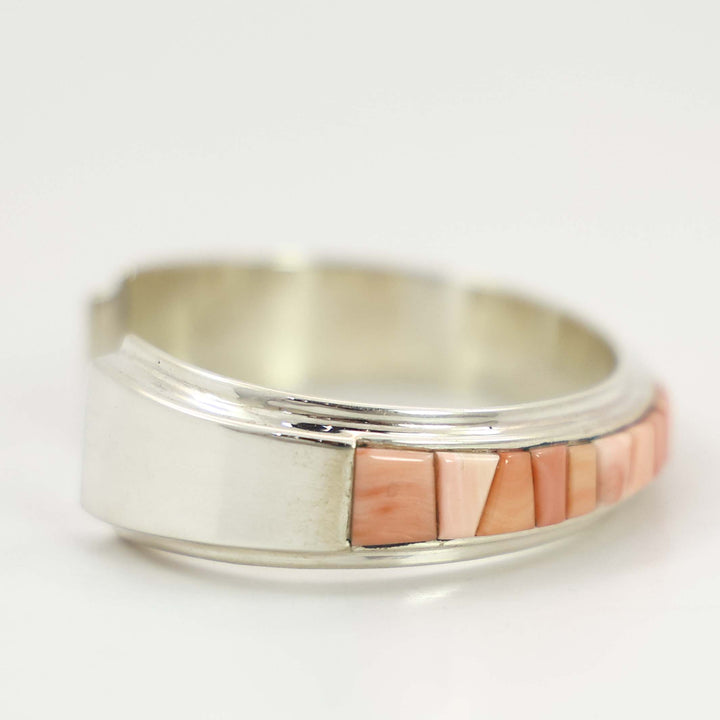 Coral Inlay Cuff