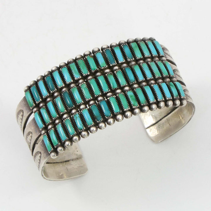 1940s Turquoise Row Bracelet