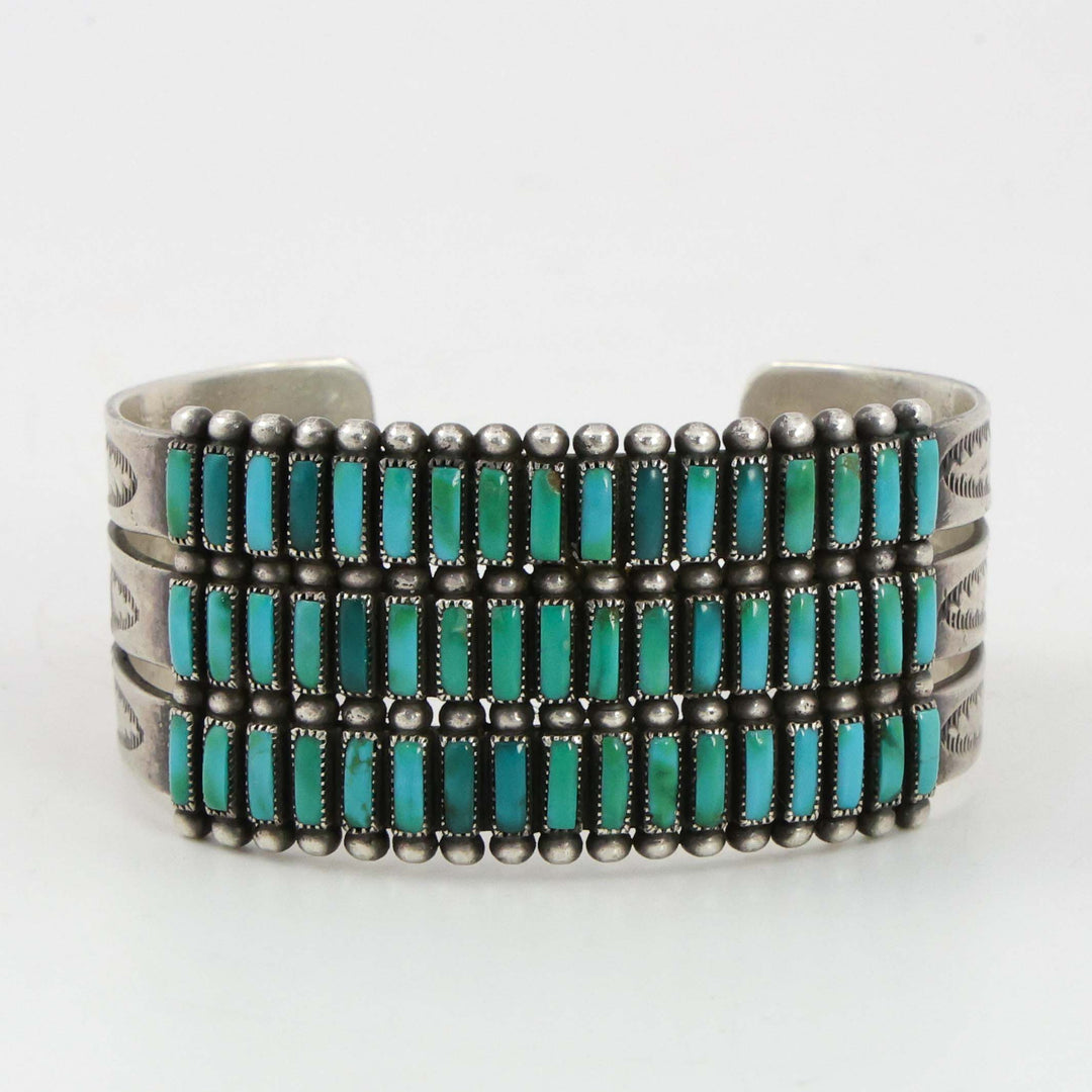 1940s Turquoise Row Bracelet
