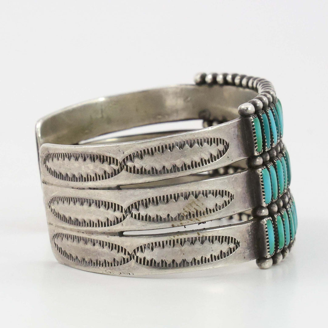 1940s Turquoise Row Bracelet