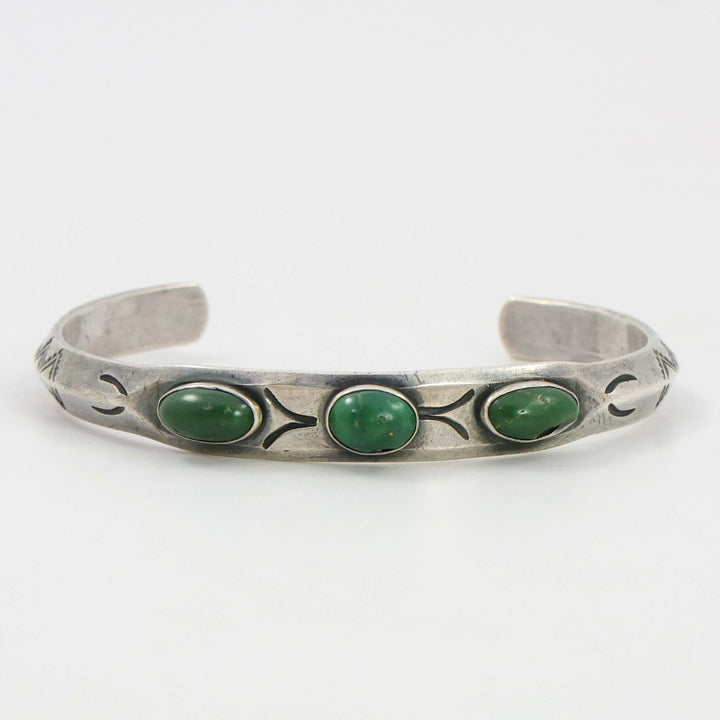 1930s Cerrillos Turquoise Cuff