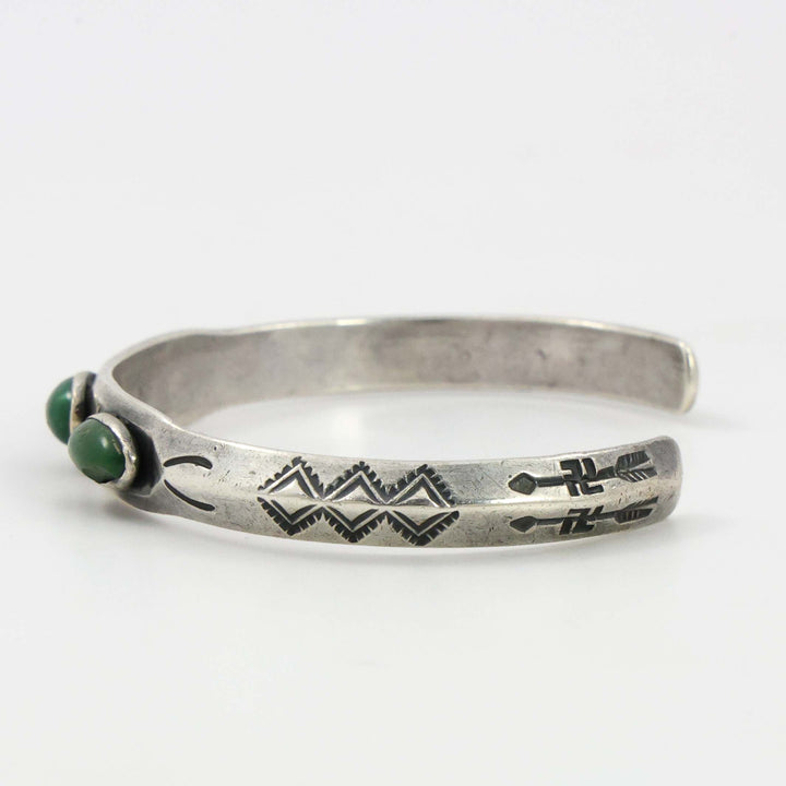 1930s Cerrillos Turquoise Cuff
