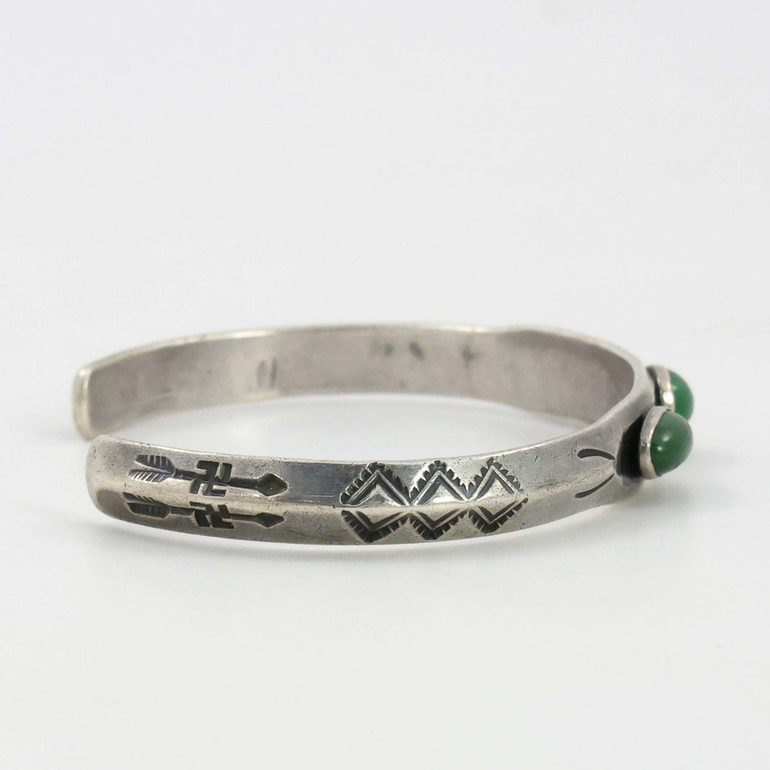1930s Cerrillos Turquoise Cuff