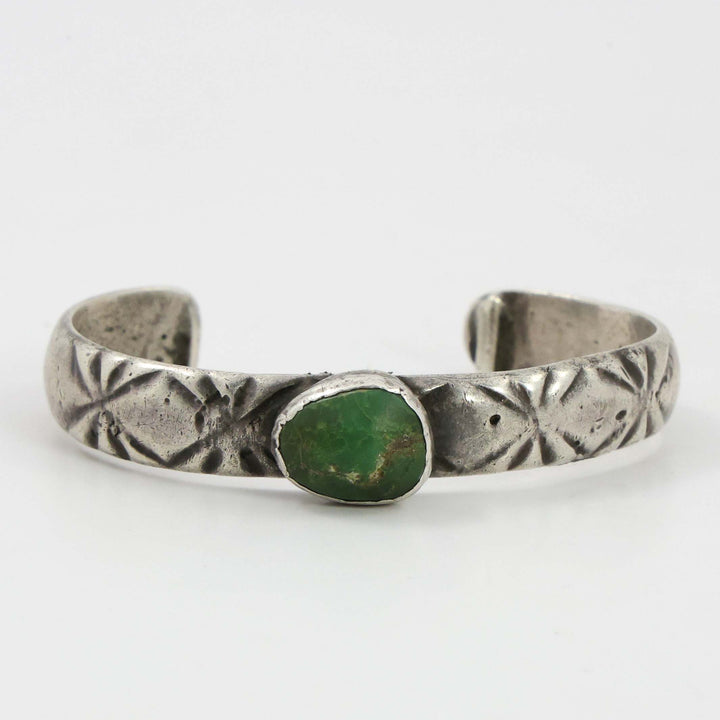 1920s Cerrillos Turquoise Cuff