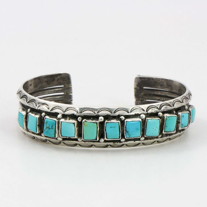 1940s Turquoise Row Bracelet