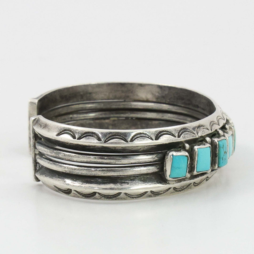1940s Turquoise Row Bracelet
