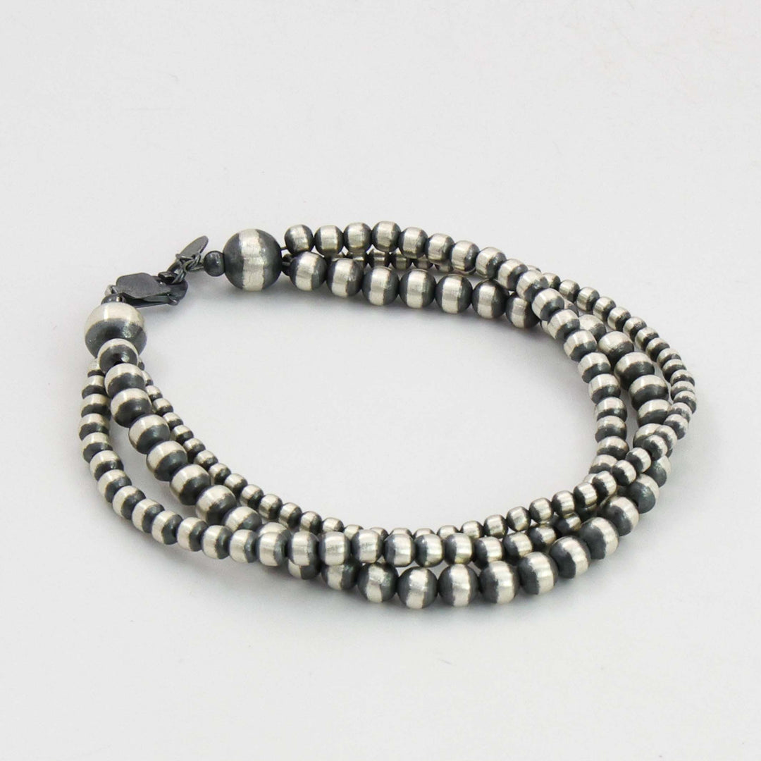 Silver Bead Bracelet